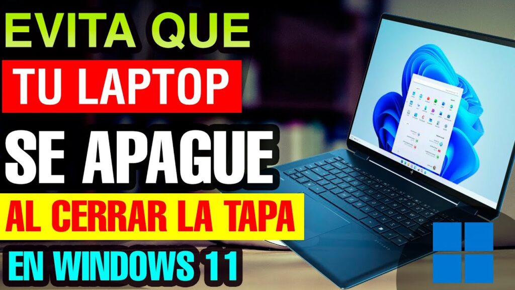 cerrar laptop sin que se apague windows 11