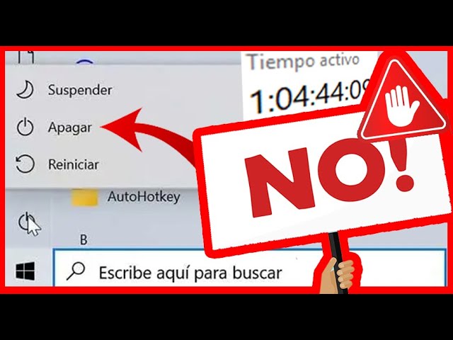 como apagar por completo una laptop
