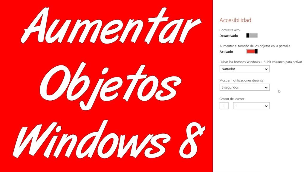 como aumentar pantalla windows 8