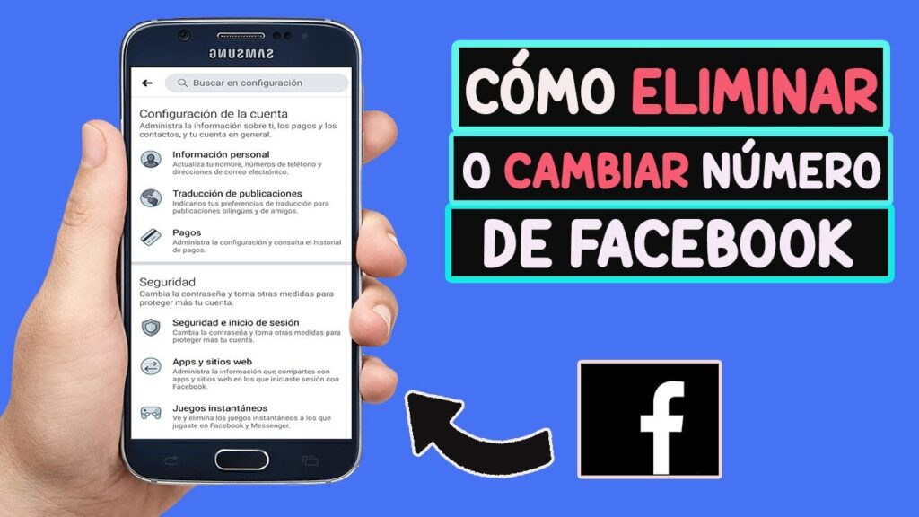 como cambiar mi número de teléfono en facebook