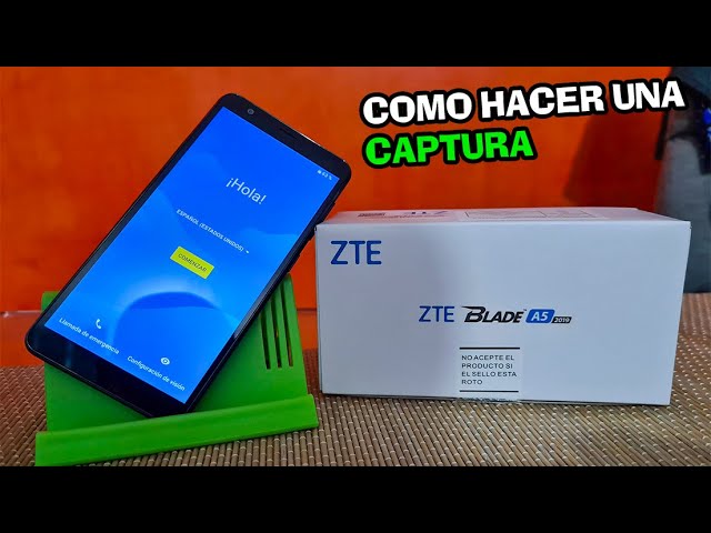 como capturar pantalla de mi zte