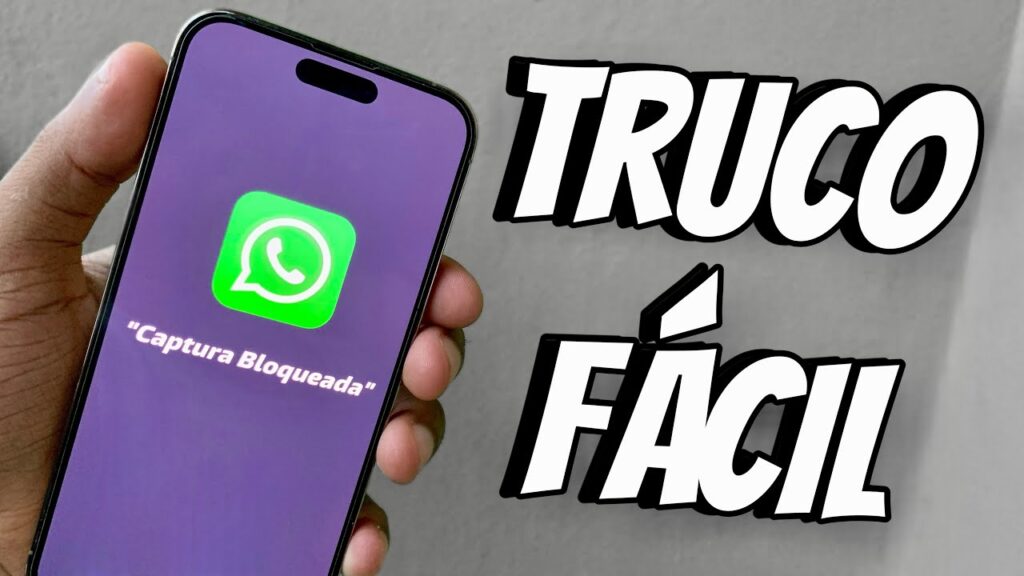 como capturar pantalla de perfil de whatsapp