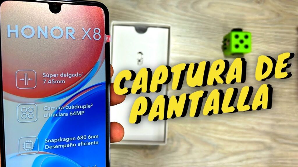 como capturar pantalla honor