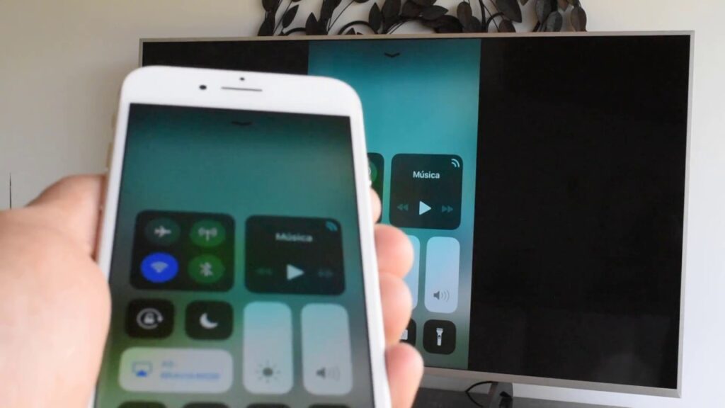 como conectar iphone a espejo de pantalla sony