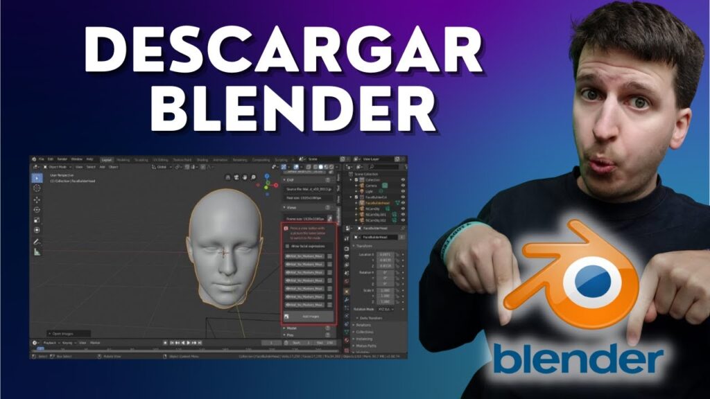 como descargar blender laptop