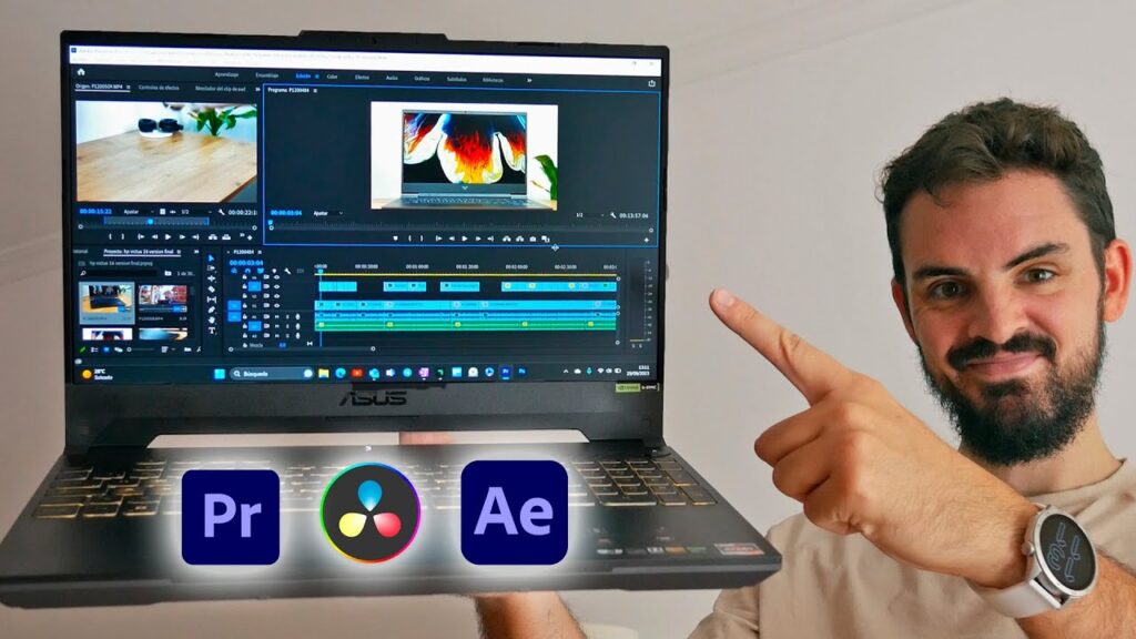 como elegir una laptop para editar videos