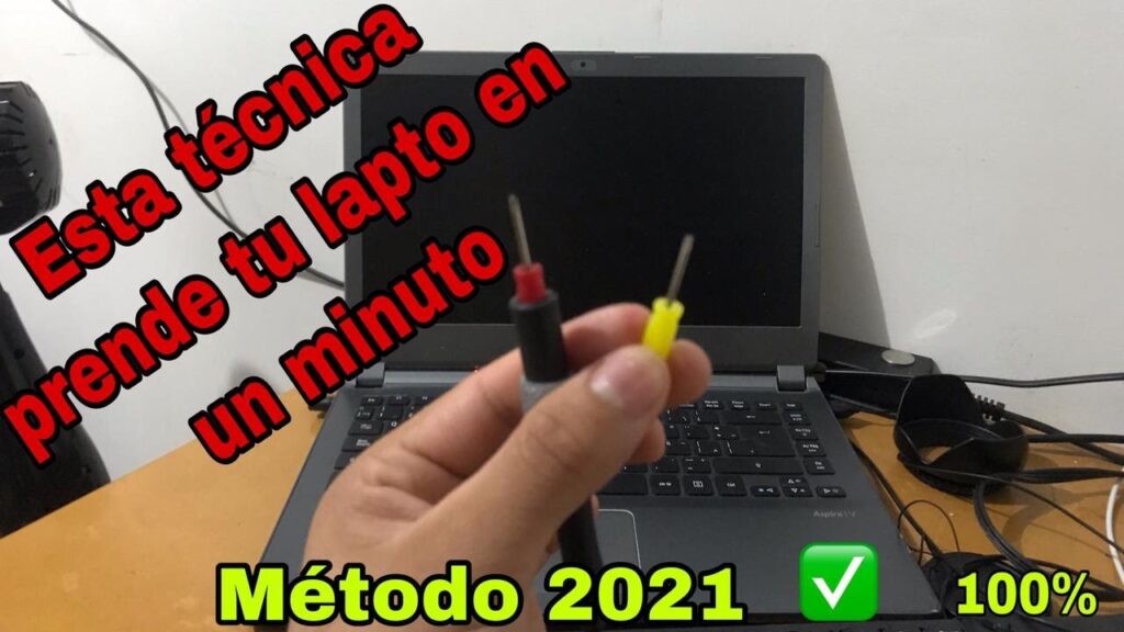 como encender mini laptop hp sin botón de encendido