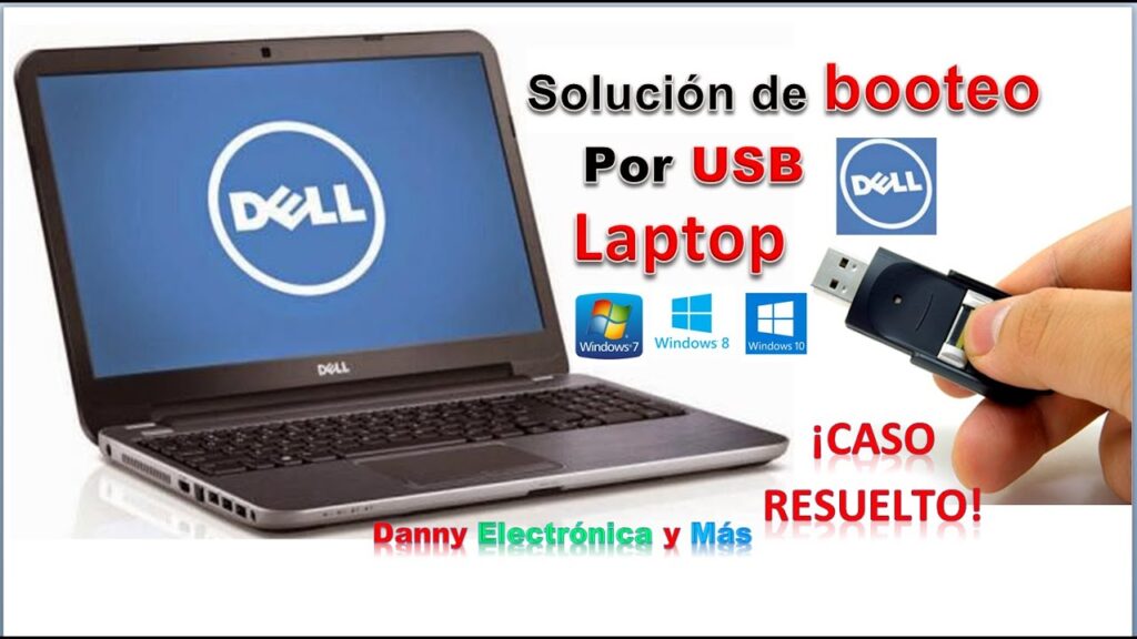 como formatear laptop dell con usb