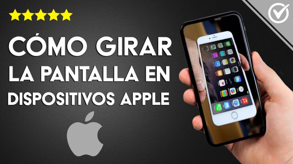 como girar pantalla en iphone