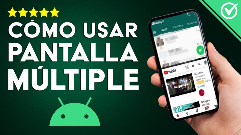 como hacer doble pantalla en mi celular