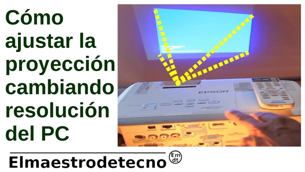 como hacer mas grande la pantalla del proyector