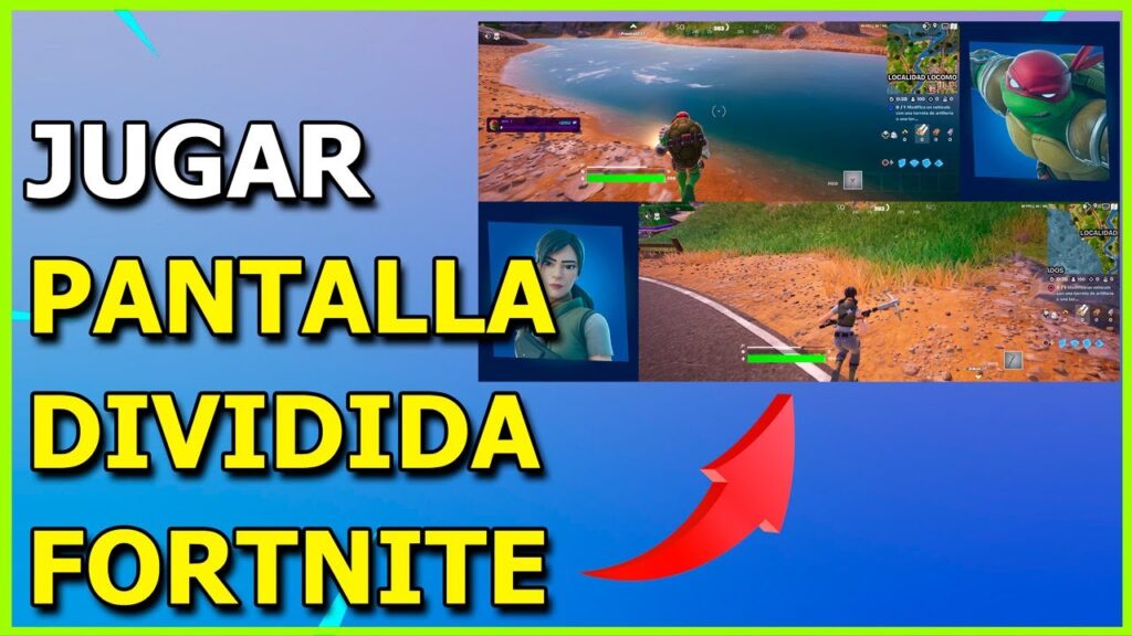 como hacer pantalla dividida en fortnite ps5