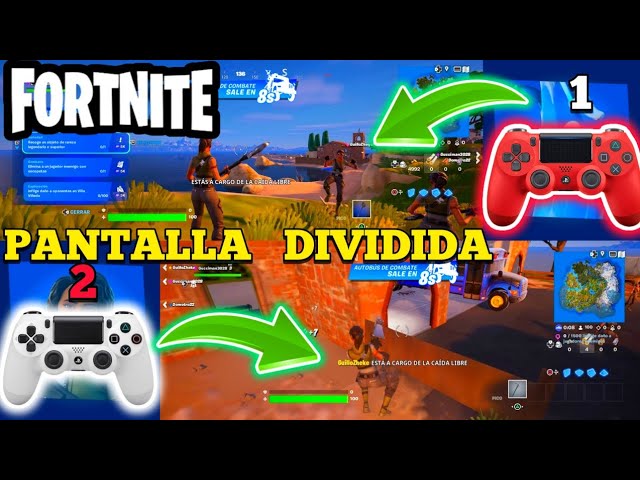 como jugar fortnite pantalla dividida ps4 2022