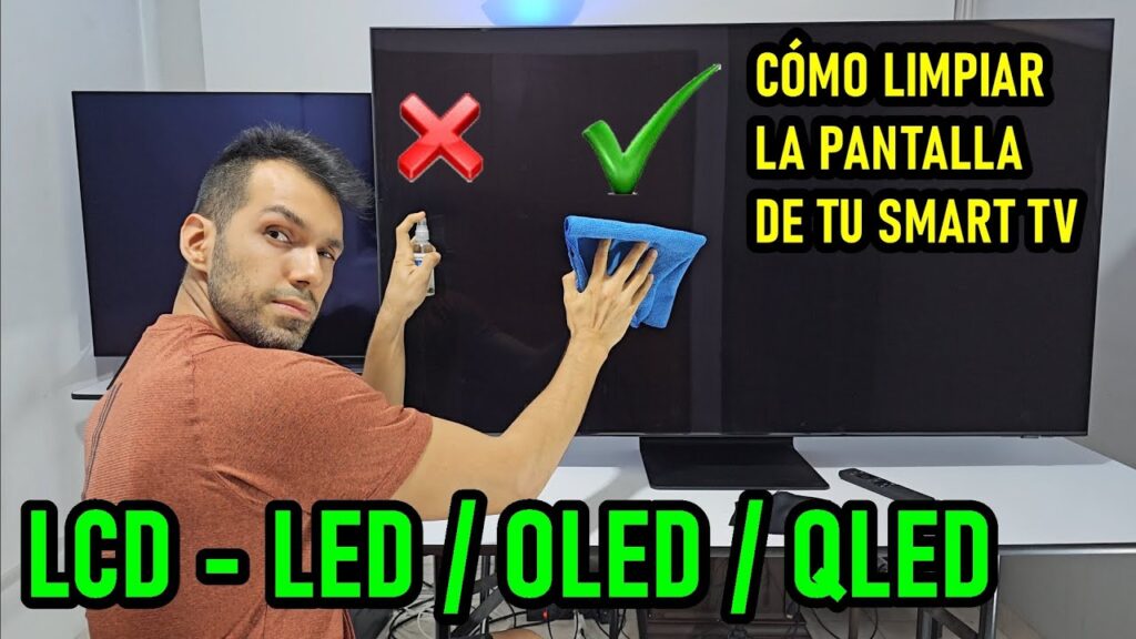 como limpiar pantalla smart tv samsung