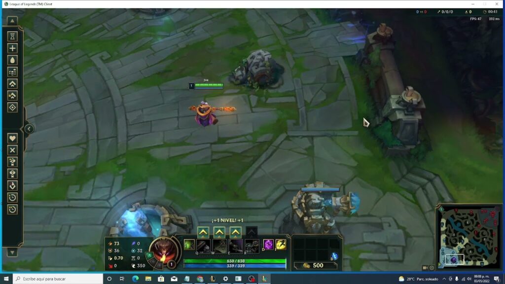 como poner league of legends en pantalla completa