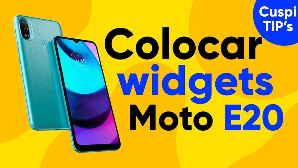 como poner reloj en pantalla principal motorola e20