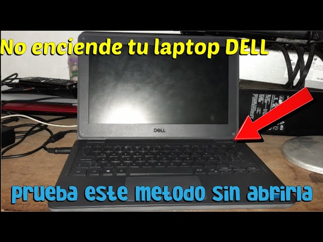 como prender una laptop marca dell