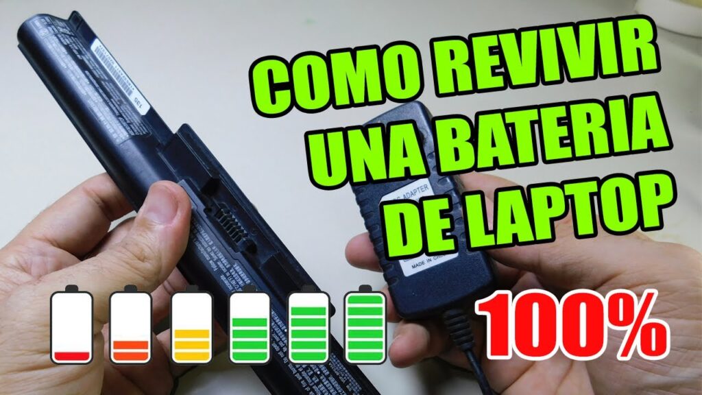 como recuperar bateria laptop