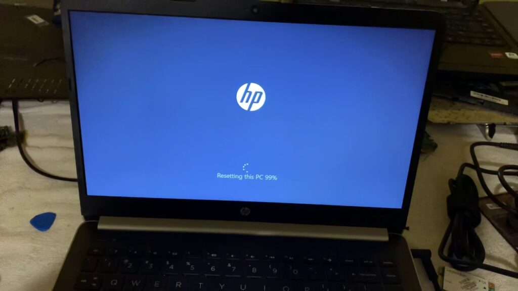 como reiniciar una laptop hp windows 10