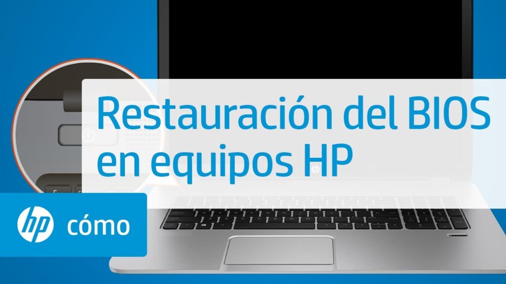 como reparar la bios de una laptop hp