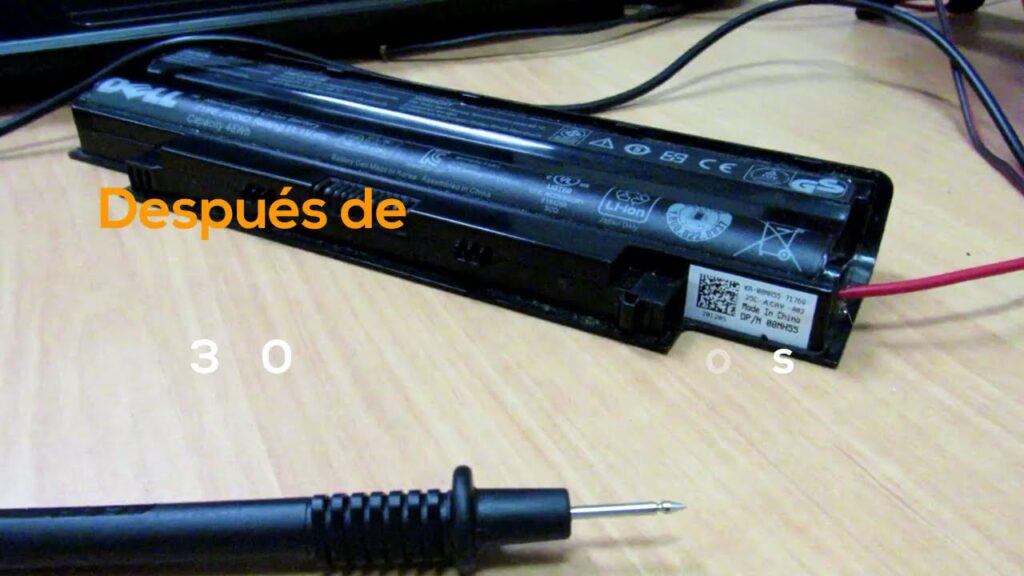 como reparar pila laptop