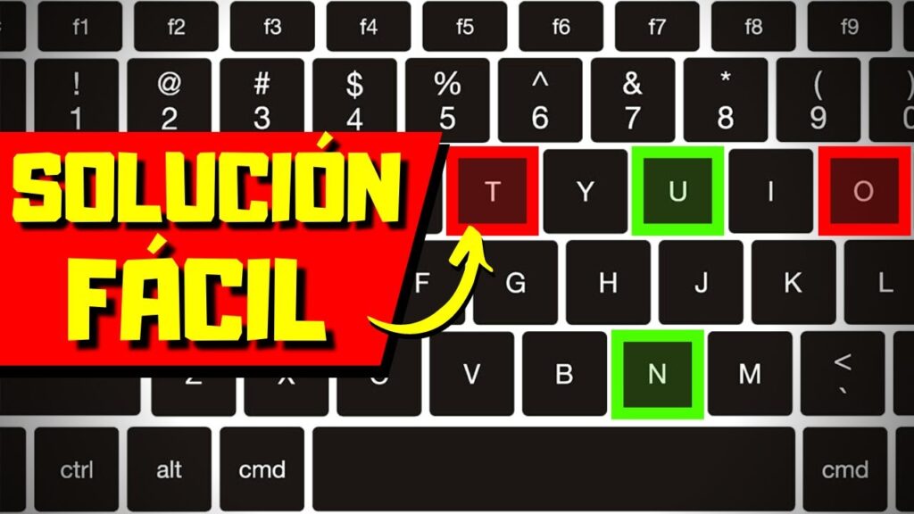 como reparar una letra de mi laptop