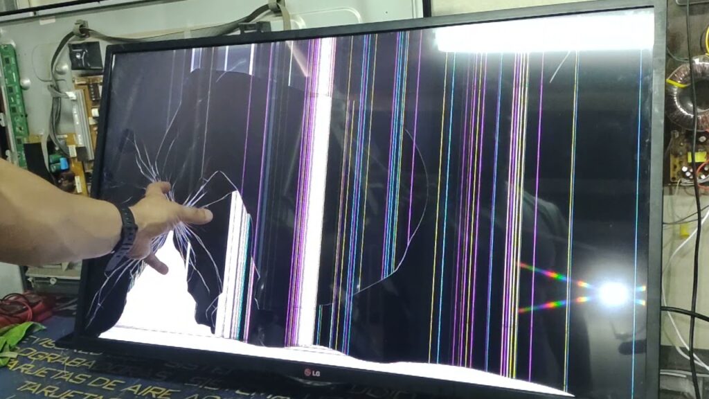 como reparar una pantalla rota