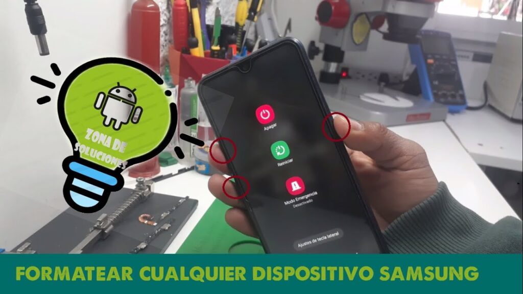 como resetear teléfono samsung