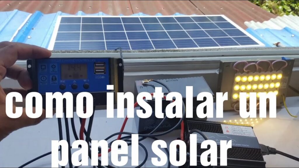 como se instala una pantalla solar