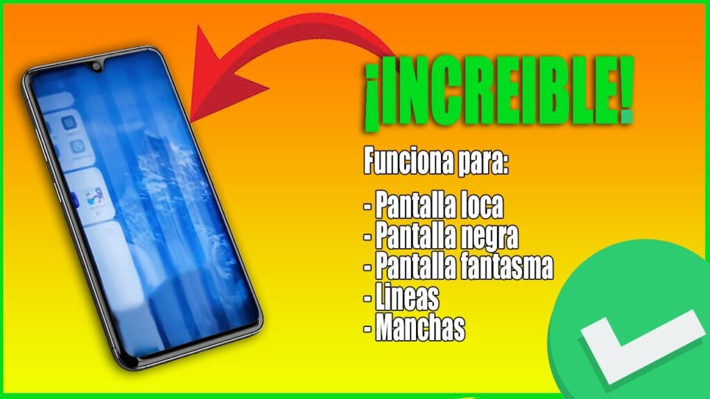 como solucionar pantalla fantasma