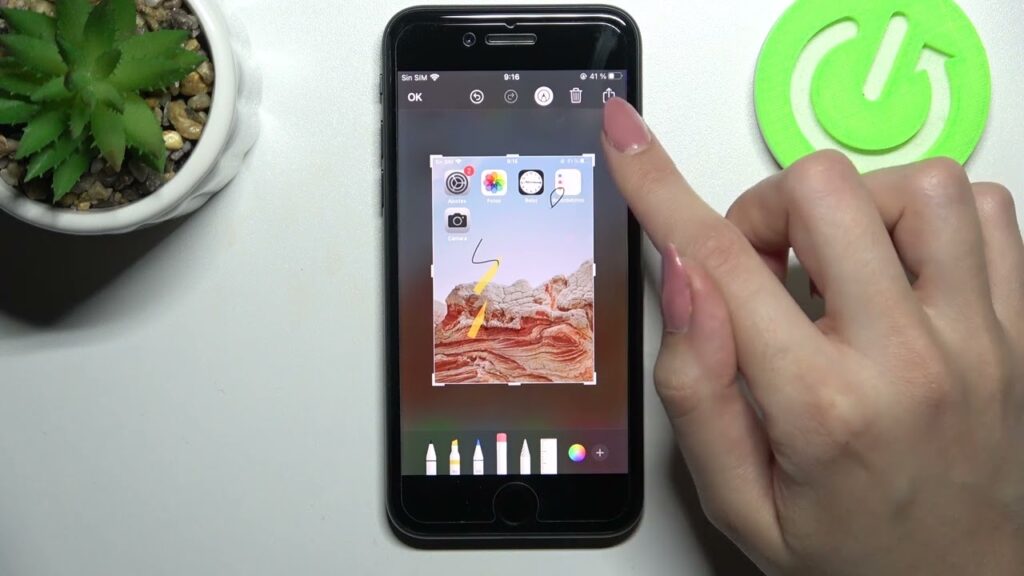 como tomar captura de pantalla en iphone se 2020