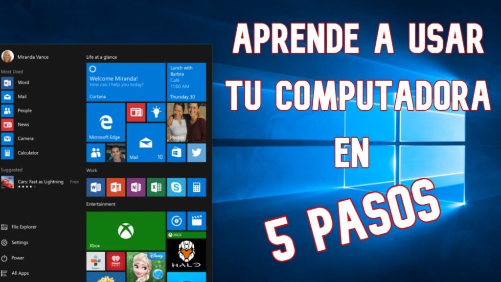 como usar una laptop