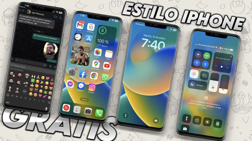 para personalizar tu teléfono como un iphone