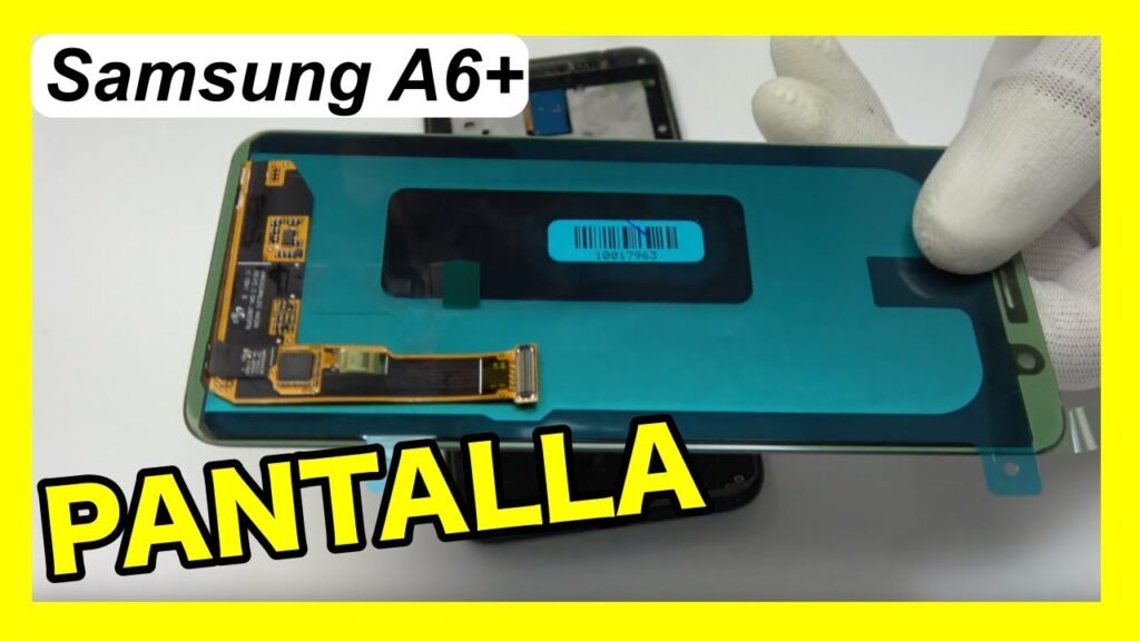 que pantalla tiene el samsung a6 plus
